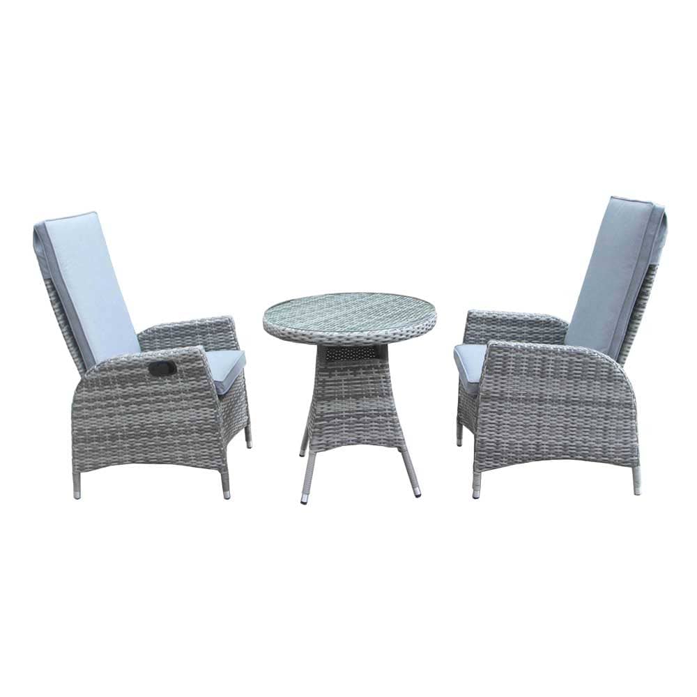 2 Seat Reclining Bistro Set - Double Moon By VILA